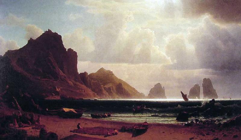 Albert Bierstadt The Marina Piccola Germany oil painting art